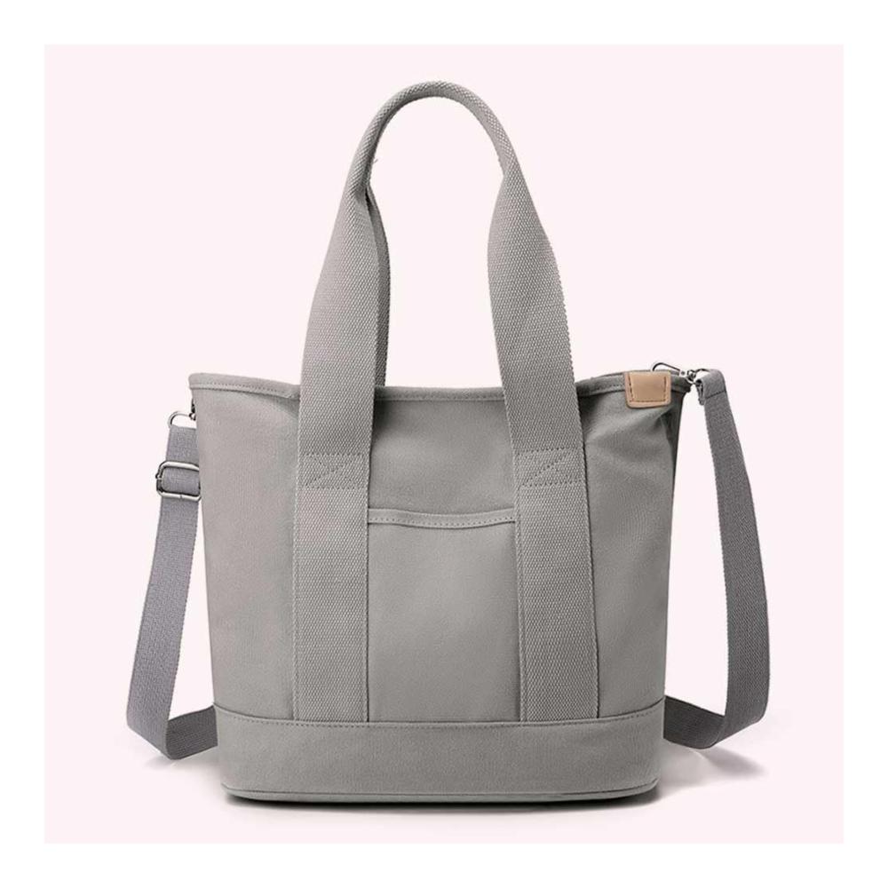Umhängetaschen Frauen Verstellbarer Riemen Crossbody Leinwandtasche für Büro und Reisen