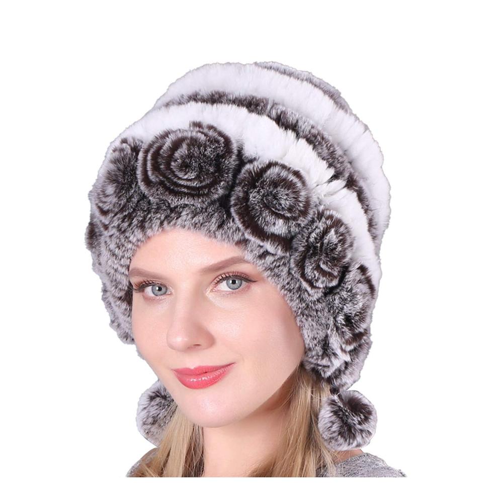 Warmer Damen Winter-Beanie Strickmütze mit Weichem Innenfutter für Stil und Komfort