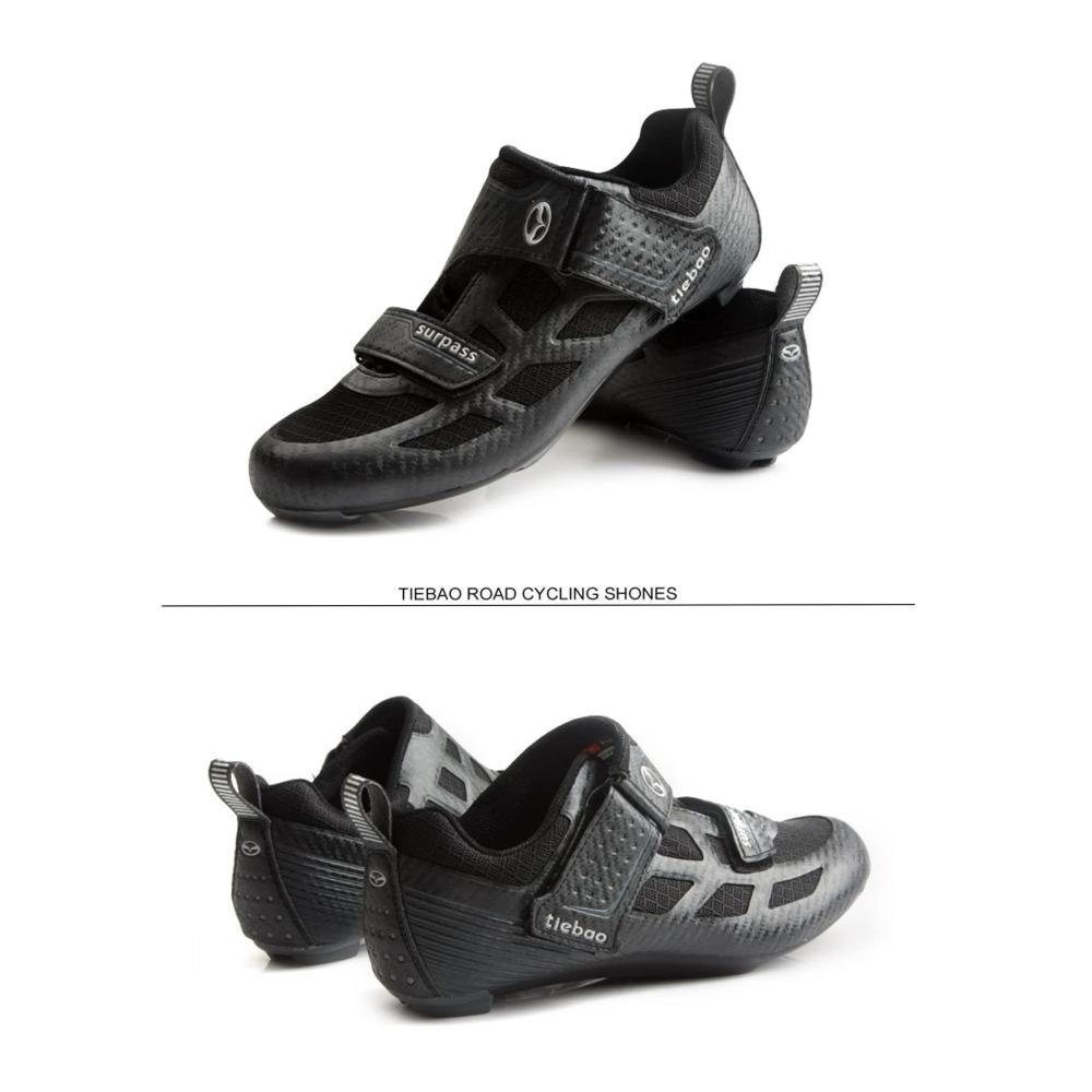 Herren Radsportschuhe | Atmungsaktive Fitness Fahrradschuhe für Laufen & Radfahren | rutschfeste Sportschuhe für Rennrad & MTB | Schwarz/Grau - Größe 41EU