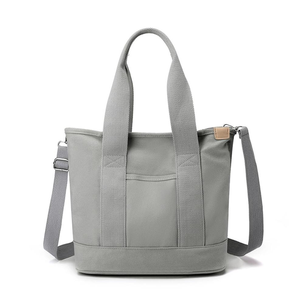 Umhängetaschen Frauen Verstellbarer Riemen Crossbody Leinwandtasche für Büro und Reisen