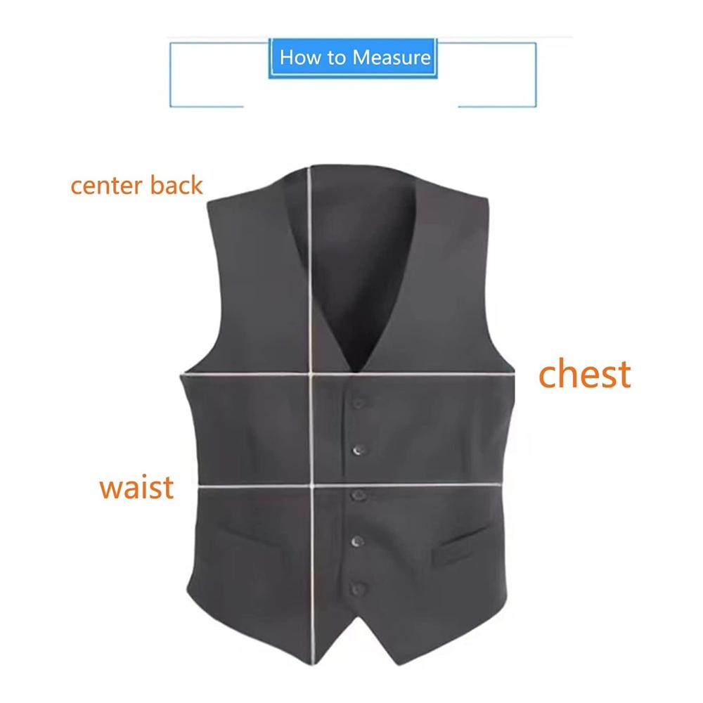 Herren Anzugweste in Braun Einreiher-Design mit Echten Taschen Formelle Kleidungsweste in Größe M (XS-3XL