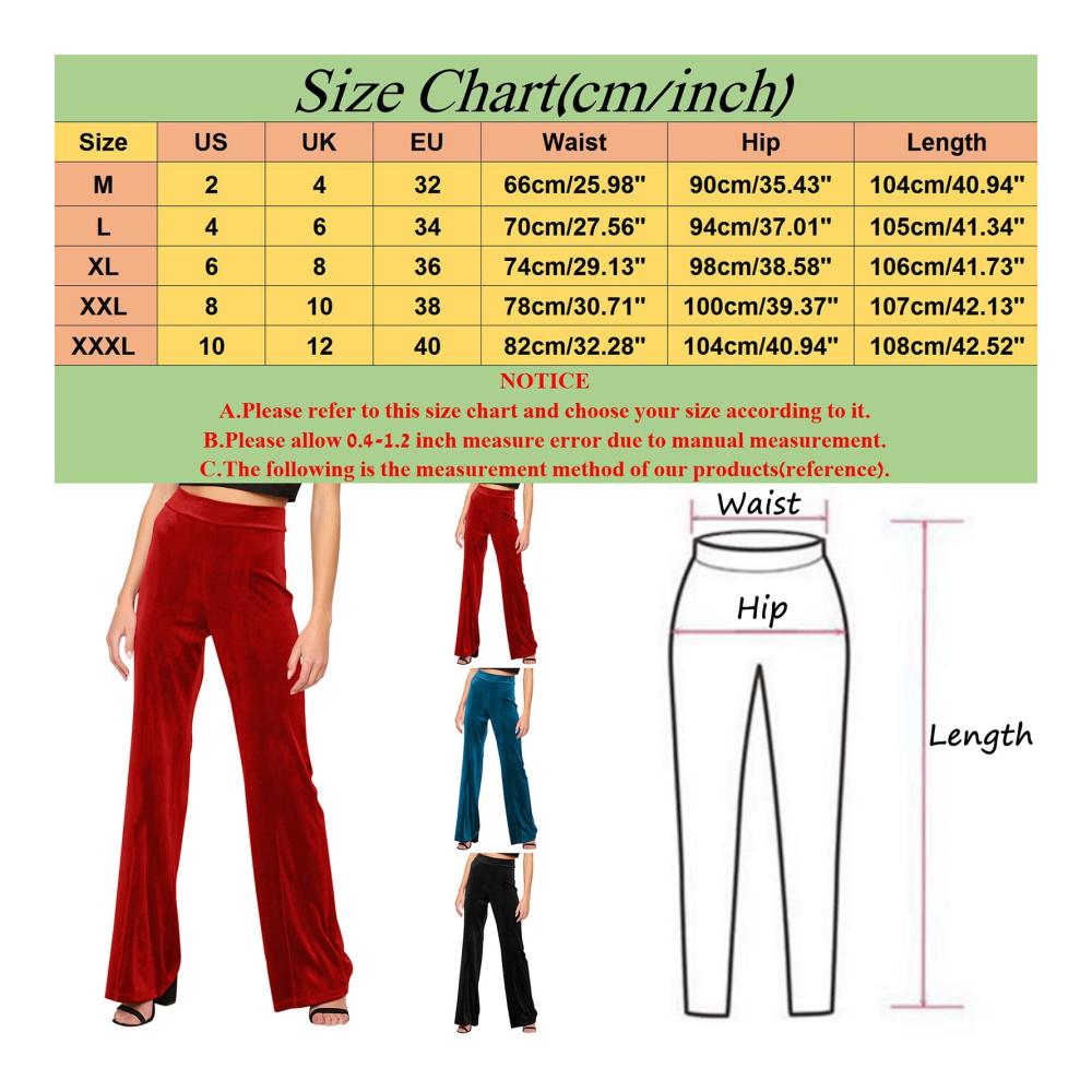 High-Waist Samthose für Damen Lockere Leggings mit weitem Bein - Stilvolle abnutzungsfeste Hose mit hoher Taille für vielseitigen Einsatz