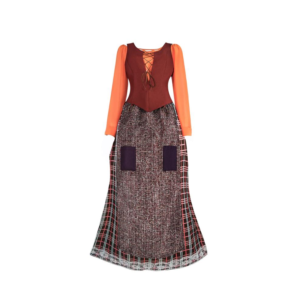 Anime Hexen Cosplay Kleid für Damen - Vintage Stil mit Capes für Halloween Party & Kostüme