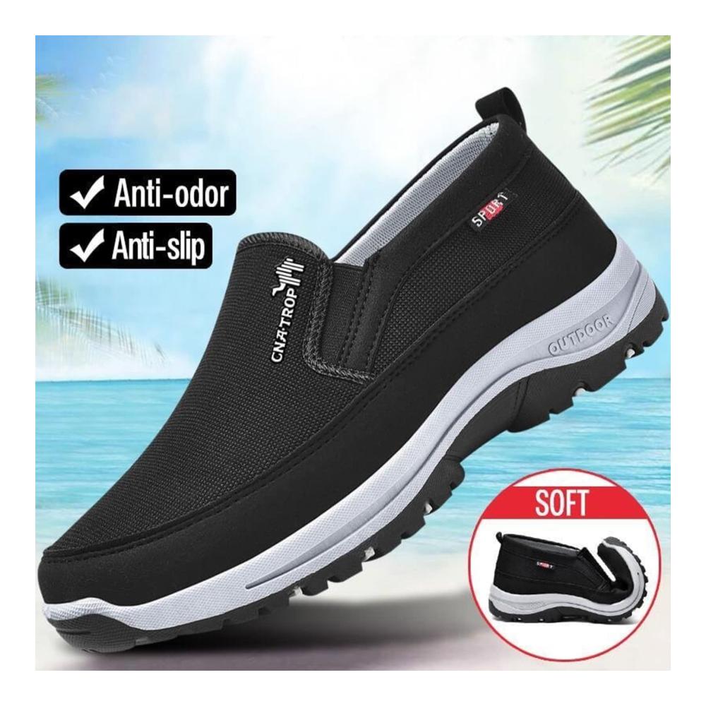 Orthopädische Herren-Sneaker Atmungsaktive CNA Trop Ortho-Plimsolls für Reisen leicht rutschfest bequem lässig - Ideale Wanderschuhe