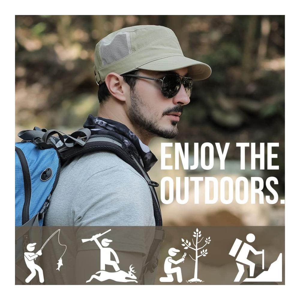 Baseball Caps Pyrafox Herren - Wasserdicht Army Cap Groß Kopf Schildmütze Military Mütze - M-XXL Outdoor Herrenmütze