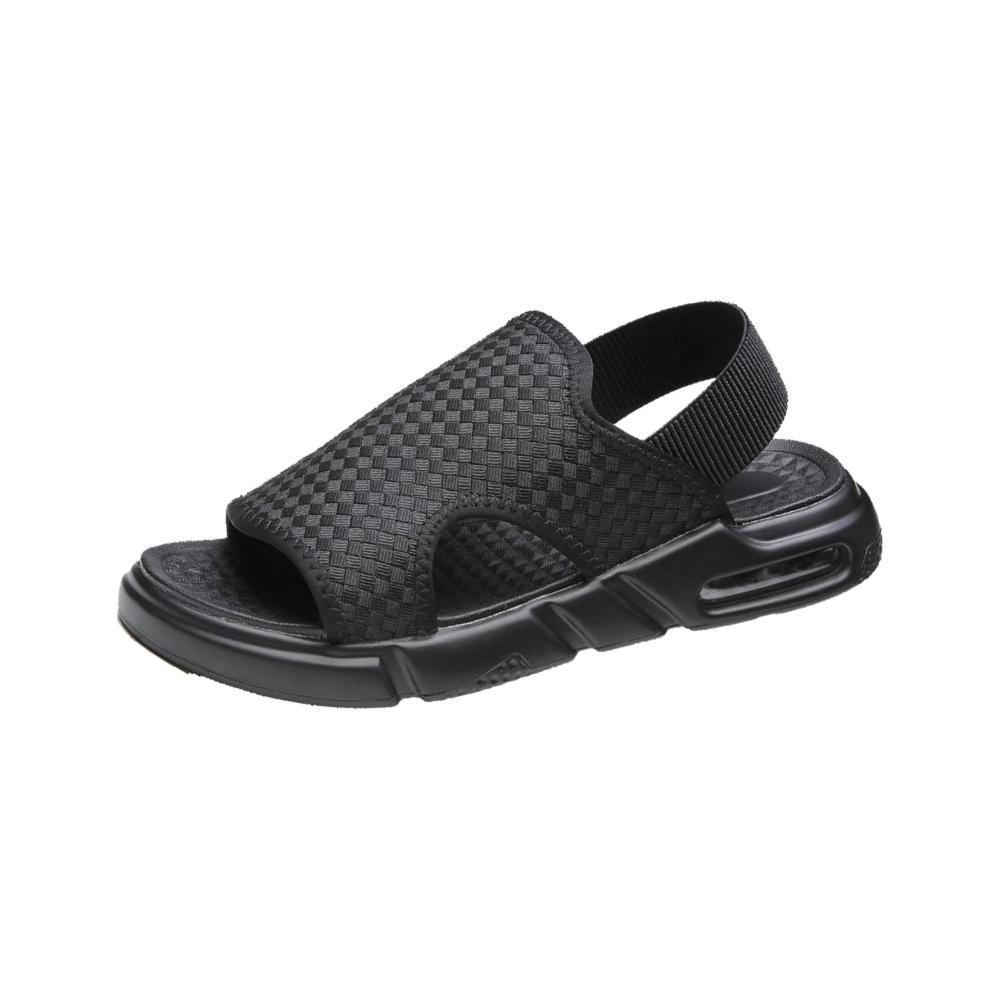 Bequeme Herrensandalen Weiche Sohle Gewebtes Design Anti-Rutsch Ideal für den Sommer am Strand