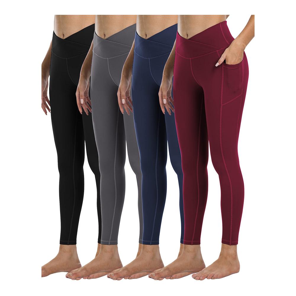 4 Packungen - V#-schwarz/Grau/Marineblau/Burgunderrot