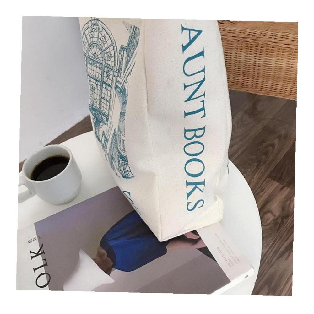 Leinwand Umhängetasche London Daunt Bücher Handtasche - Stilvolle Shopper-Tasche für Damen und Herren Große Tragetasche für den täglichen Gebrauch