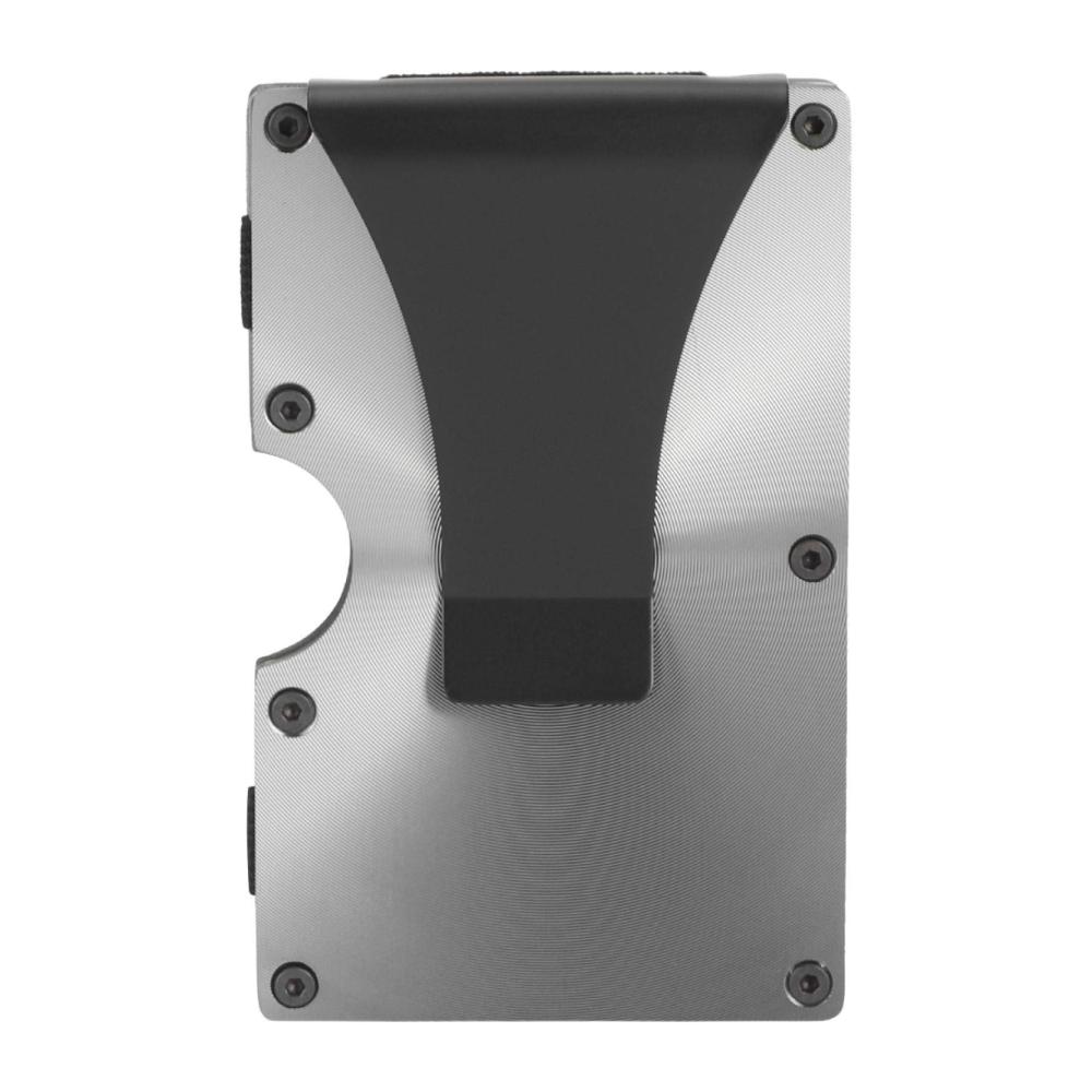 Kreditkartenhüllen Set RFID-Schutz Geldscheinklammer Visitenkarten-Organizer - Moderner Stil Unisex (Grau
