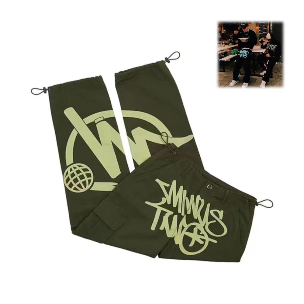 Y2K Herrenjeans Trendige Cargo & Straight Fit 2023 | Baggy Hip-Hop Denim für Männer