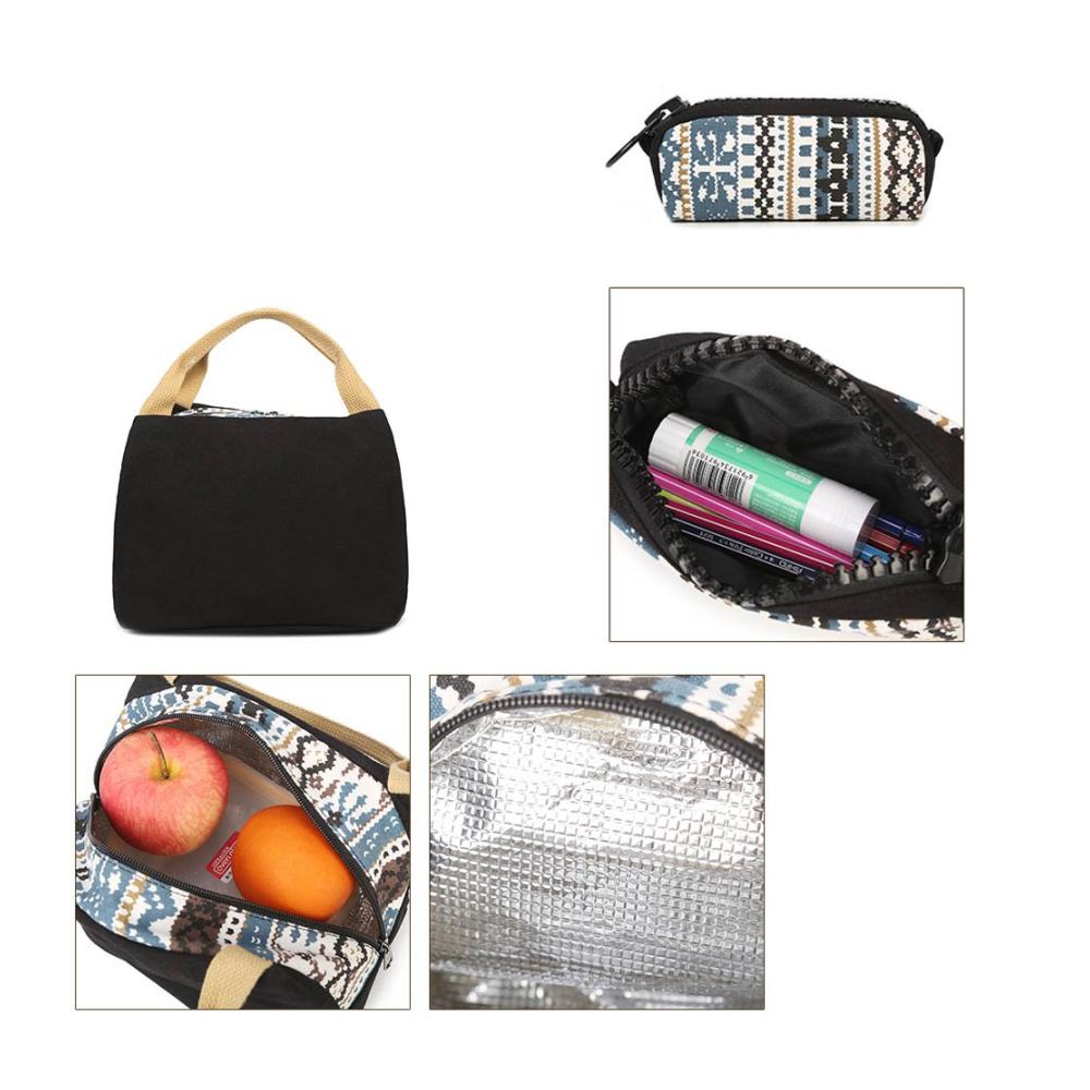 Kinderrucksäcke Neuleben Schulrucksack Kühltasche Mäppchen - 3er Set aus Canvas für Jungen und Mädchen in Schule und Freizeit