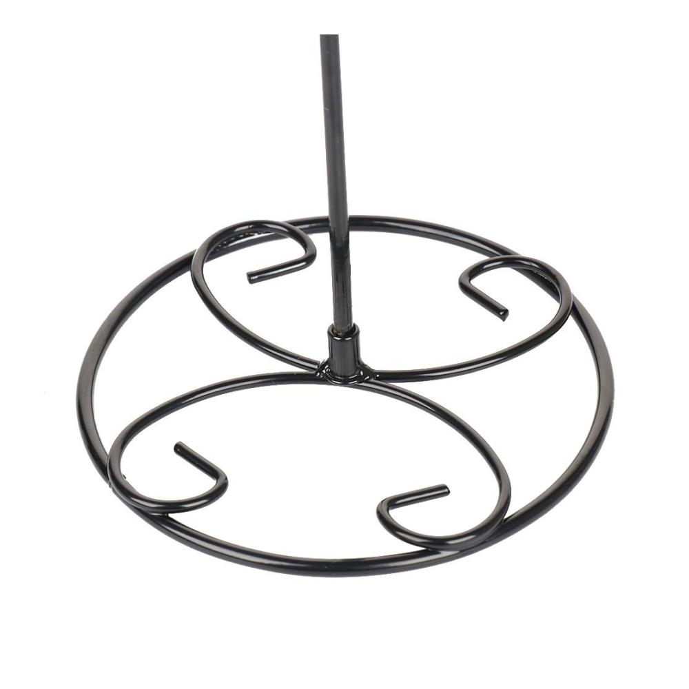 Drehbarer Metall-Schmuckständer Platzsparende 208 x 414 cm Schmuckaufbewahrung für Halsketten Armbänder Ohrringe und Ringe – Doppellagiger Turm für stilvolle Organisation