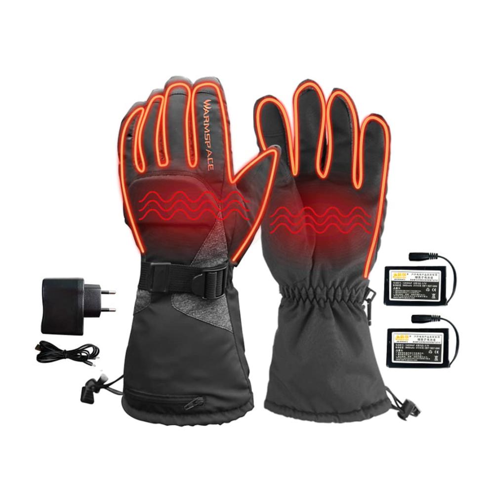 Beheizbare Touchscreen-USB-Handschuhe für Winteraktivitäten – Wasserdicht winddicht und ideal zum Skifahren Snowboarden sowie Motorradfahren