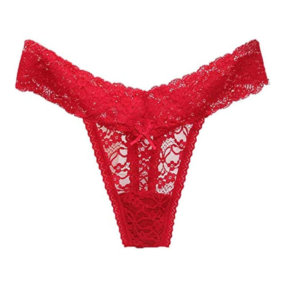 Strings & Tangas Damen Spitze Tanga-Unterwäsche 5er-Pack für stilvolle Komfortmode
