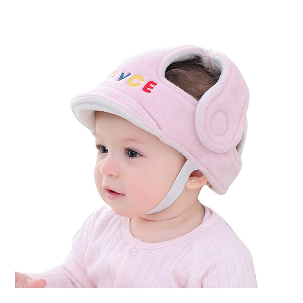Sicherer Kopfschutz für Babys und Kleinkinder Verstellbarer Schutzhelm mit Schutzgurten - Baseball Caps Ruspela