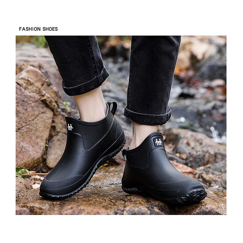 Regenstiefel CELANDA Herren Kurze Gummistiefel für Stil und Schutz