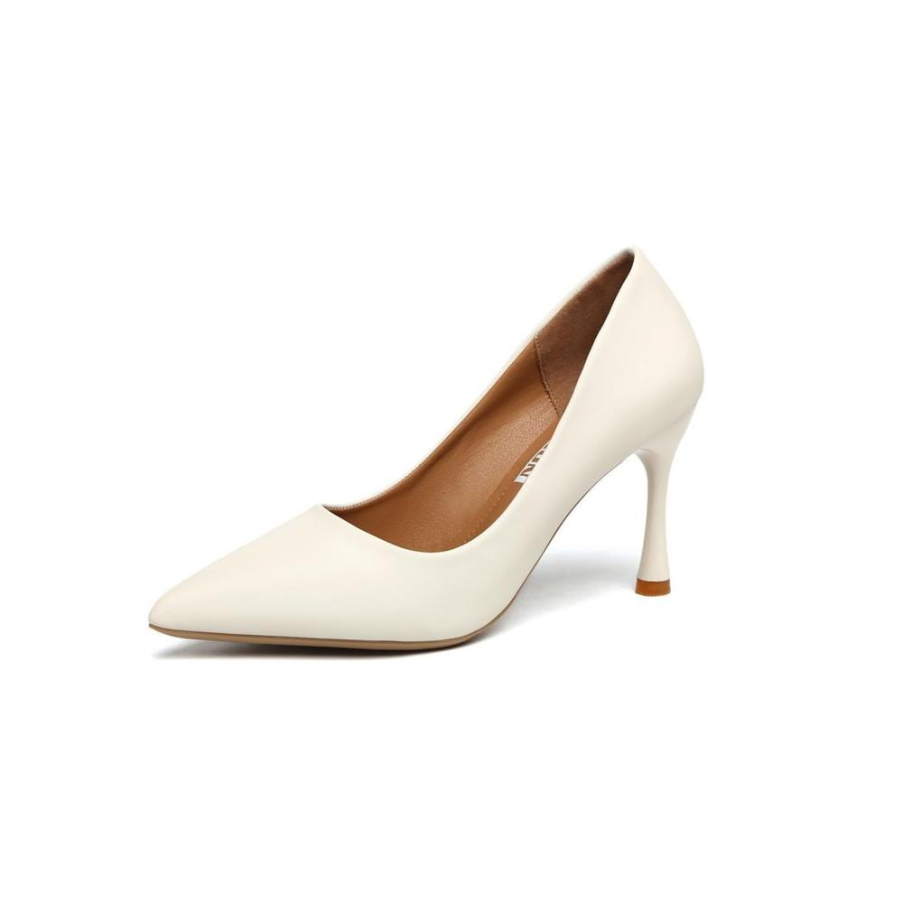 Elegante Damen Pumps mit 8.5 cm Absatz - Sexy Spitze Absatzschuhe für Büro und besondere Anlässe