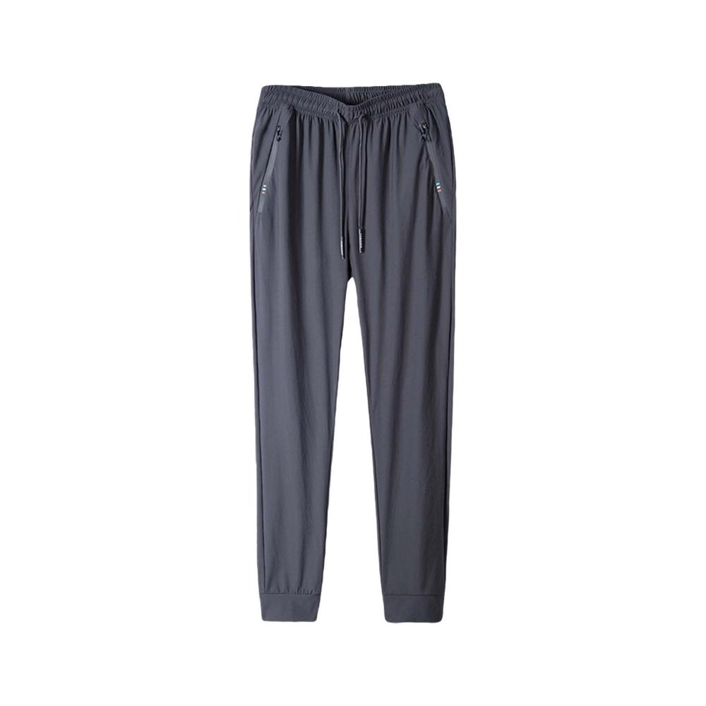 Jogginghosen Sporthose Unisex - Stretch Schnell Trocknend Zipper-Taschen Laufhose für Damen und Herren - Gym Outdoor Trainingshose mit Kordelzug - Lange Leicht Dünne Gerades Bein - M-7XL