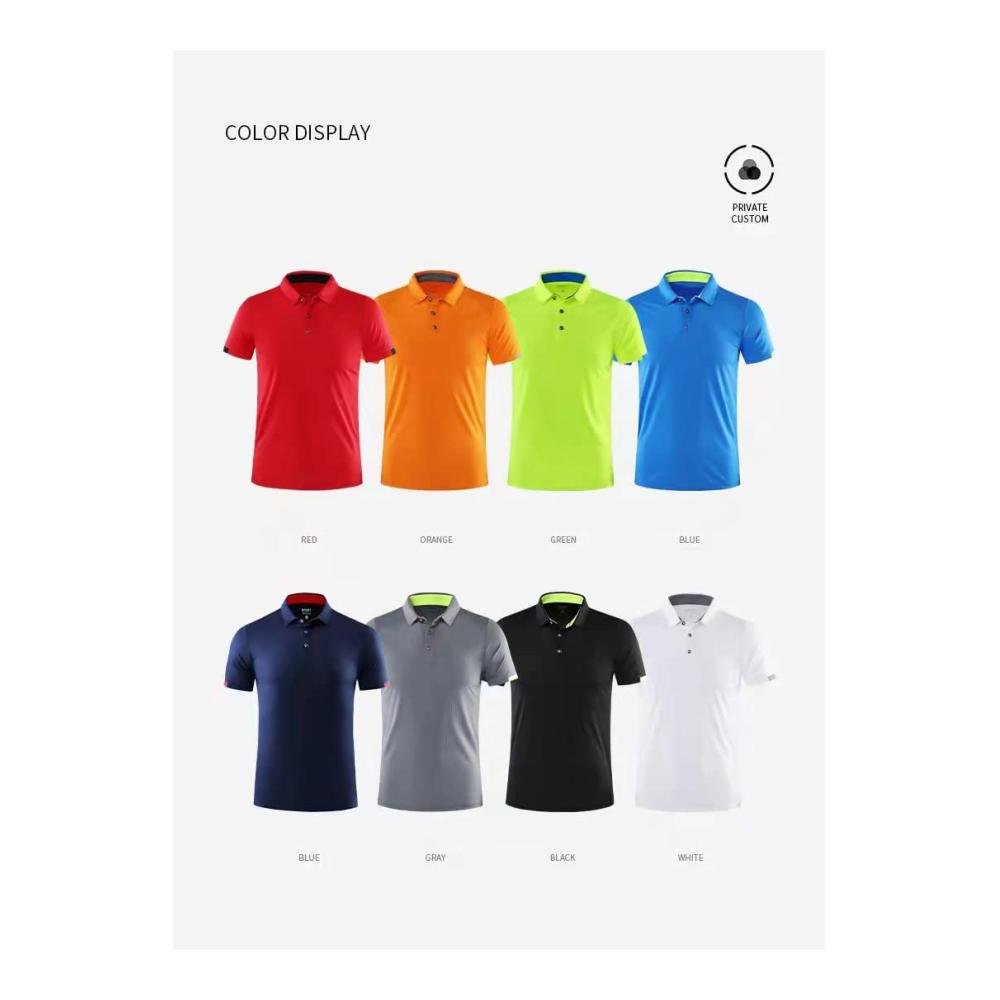 Personalisierte Polo-Shirts für Herren Exklusive Stickerei kurze Ärmel ideale Arbeitskleidung und Golf-T-Shirts