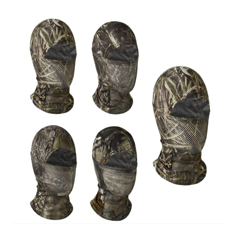 Camouflage Sturmhaube JEYANG für Herren - Vollgesichtsmaske atmungsaktive Kapuze ideale Kopfbedeckung für Sport Jagd Radfahren und Motorradfahren