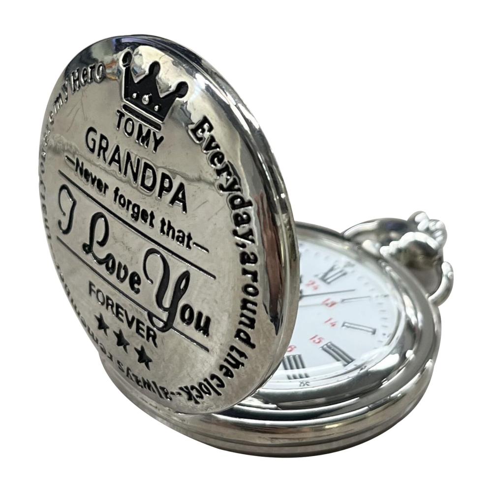 Herren Cartoon-Animation Quarz-Taschenuhr Halskette - Stilvolles Souvenir-Geschenk für Damen und Herren