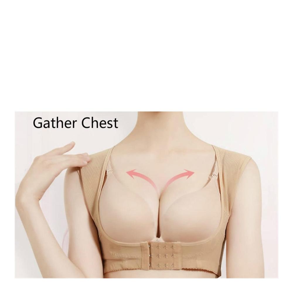Shapewear Rückenkorrektor mit 12 Magneten für Frauen – Verstellbare Bruststütze für unsichtbare Haltungskorrektur Gesundheit und Entspannung
