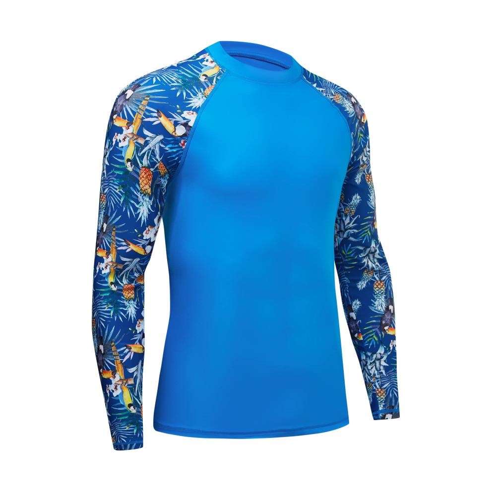 UV-Schutz Rashguard für Jungen Langarm Surf Shirt schnelltrocknend wasserdicht - Perfekt zum Schwimmen Surfen BJJ & Outdoor Sport