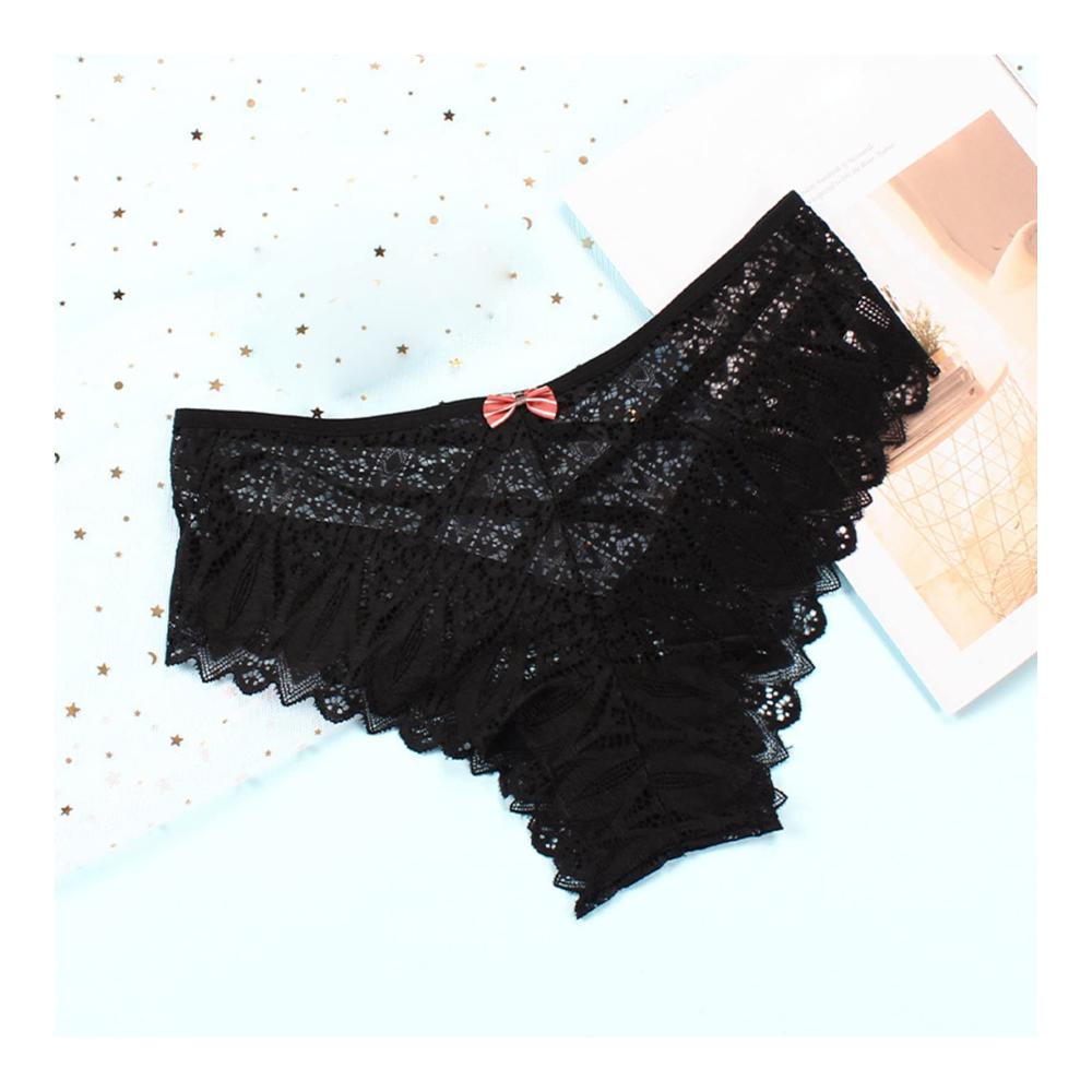 3er Pack Damen Röcke Sexy Lace-Up Dessous Unterwäsche mit Häkeln Aushöhlen und Reizvoller Spitze - Niedrige Taille Heiße Höschensets für Frauen