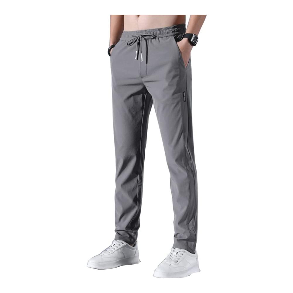 Schnell trocknende Herrenhose Klassische Business-Hose mit elastischer Taille ideal für Arbeit und Freizeit