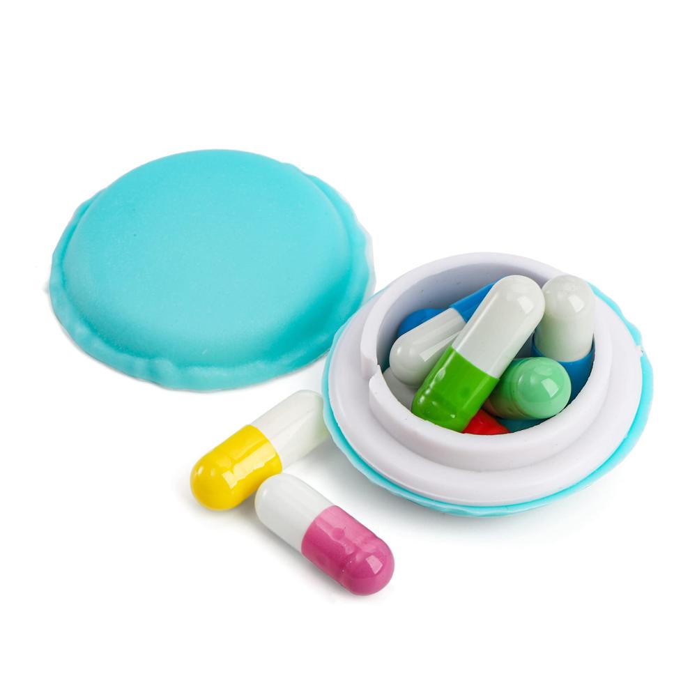 54er Set Mini Macaron Schmuckkästen - Bunte Aufbewahrungsboxen für Ohrringe Halsketten Pillen und Reisen