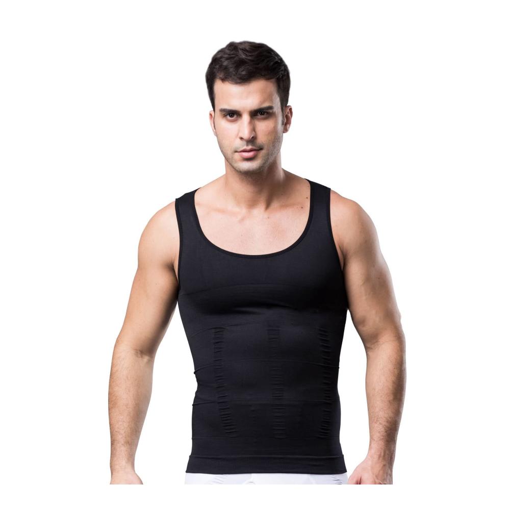 Gynäkomastie Kompressionsshirt für Herren – Body Toning Shaper T-Shirt für eine maskuline Silhouette