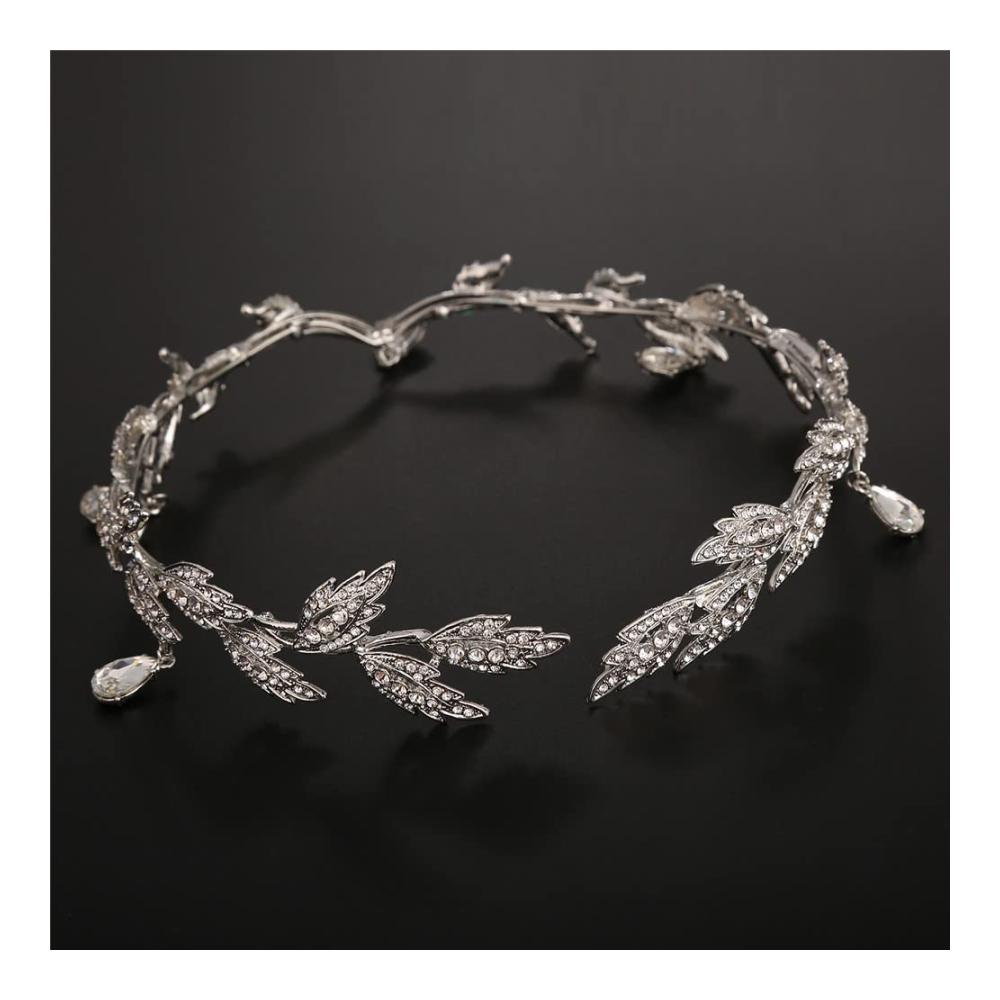 Haarbänder für Damen Eleganter Wasser-Diamant-Kopfschmuck mit kristallklarem Glanz