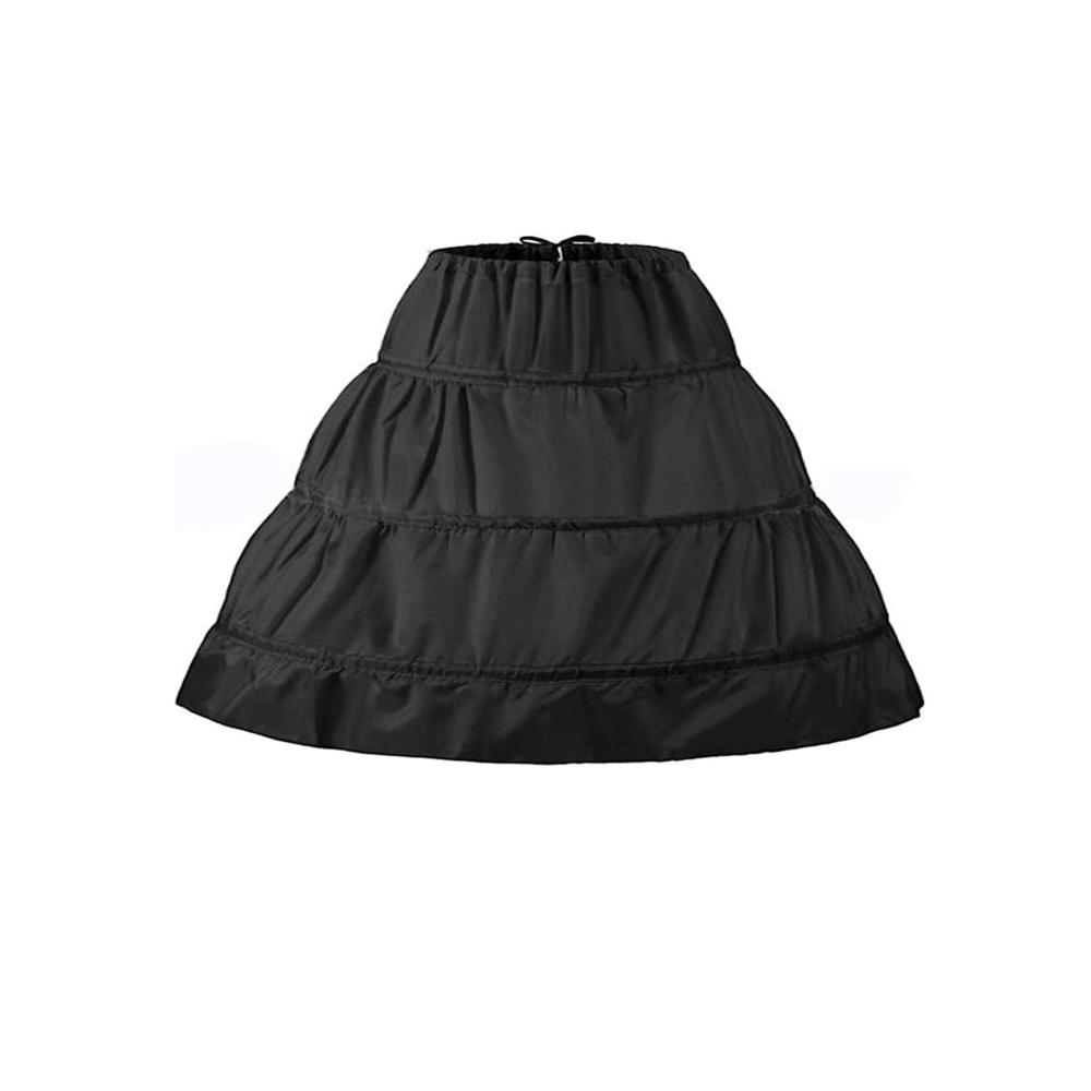 Hochwertiger Brautkleid Reifrock – Petticoat für Hochzeitskleider Ballkleider Abendkleider – Schwarzer Unterrock mit Krinoline und Tüllrock für perfekte Schleppe – Idealer Begleiter für Hochzeit Party und Abendveranstaltungen