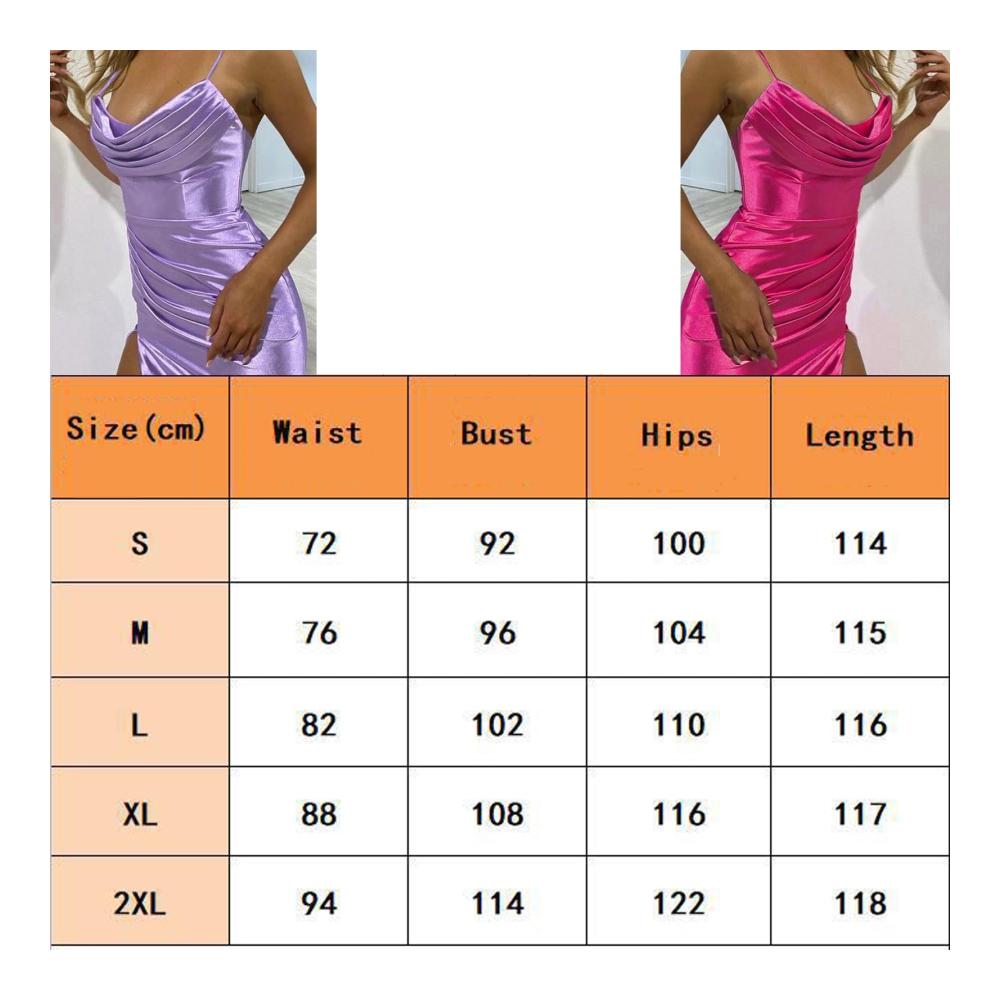 Satin Abendkleid mit V-Ausschnitt Schlitz und Tasche - Elegantes langes Formales Kleid für besondere Anlässe