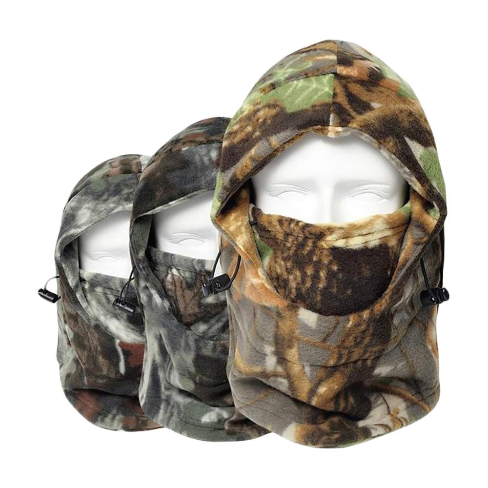Sturmhaube mit Weichem Fleece | Camo-Mütze für Jagd und Radfahren | Verstellbare Winddichte Kopfbedeckung | Winter-Kapuzenmütze Unisex Schützend