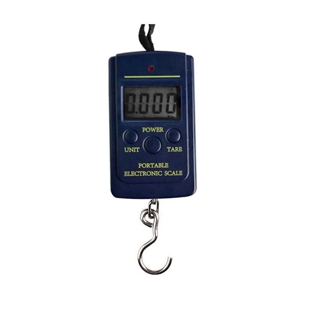 Digitale Gepäckwaage - Tragbare Taschenwaage bis 110 lb / 50 kg mit Hängegriff-Haken für Reisen