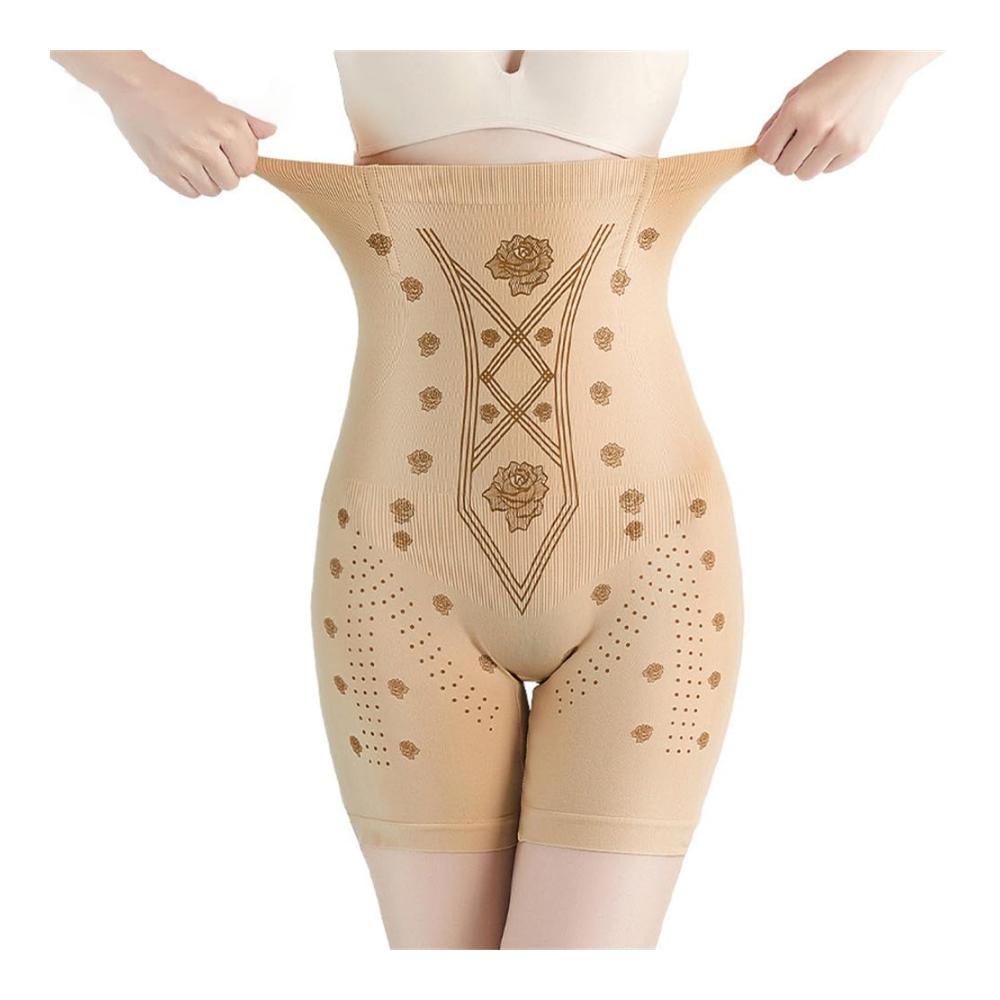 Formende Leggings mit Negativ-Sauerstoff-Ionen-Detox Hoch taillierte Shapewear für Damen mit hoher Elastizität