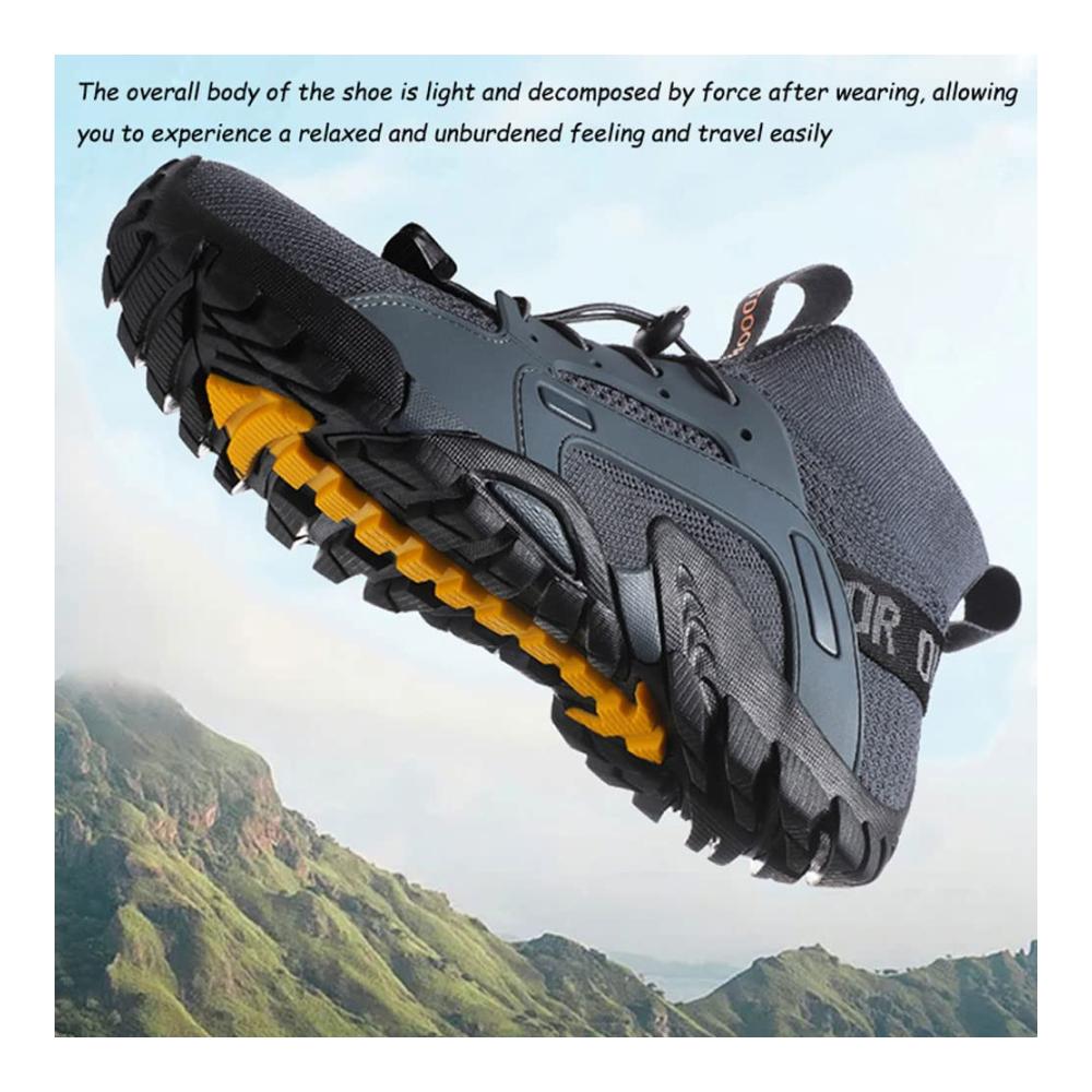 Trekking- und Wanderschuhe für Herren Leichte Outdoor-Expeditionsschuhe mit rutschfester Sohle Knöchelunterstützung und Ultraleicht-Design für Camping und Wandern in den Größen 38-48