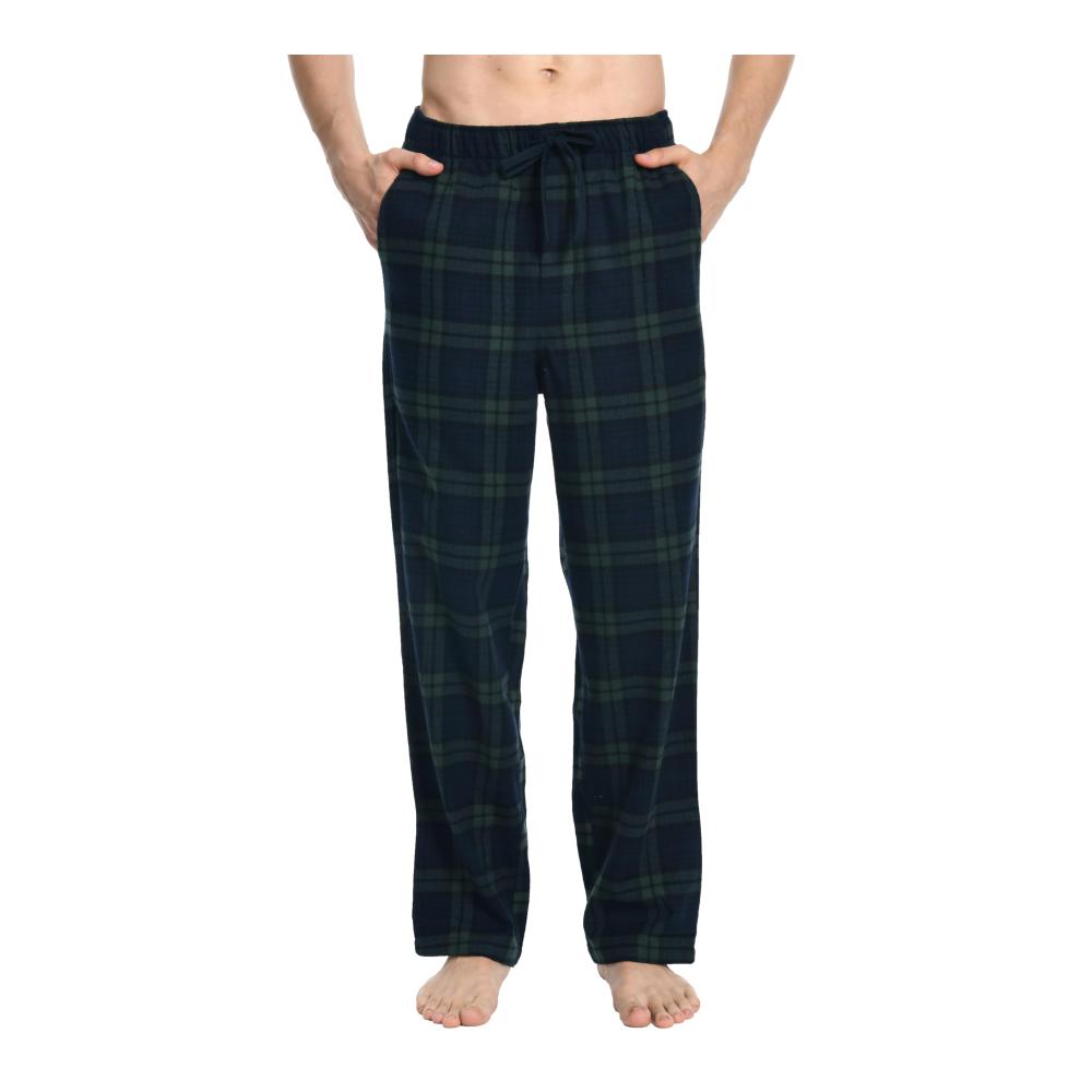 Herren Flanell Pyjamahose | Karierte Loungehose aus 100% Baumwolle für warme Nachtwäsche