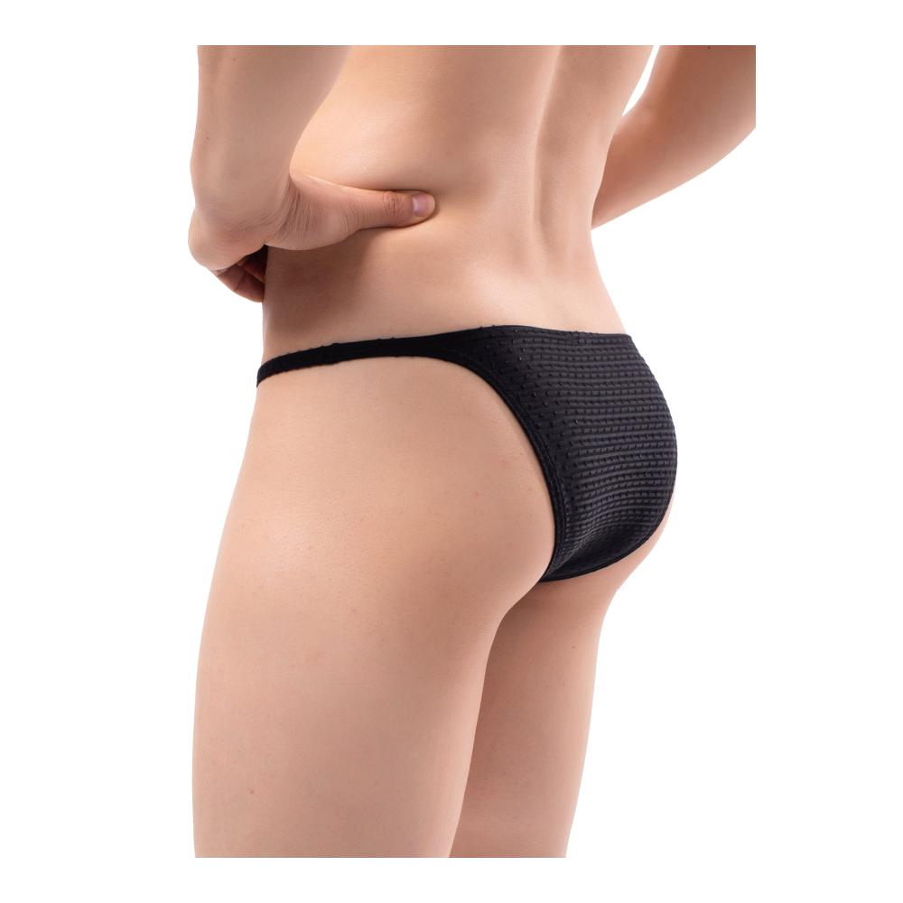 Brasilianischer Rücken Herren Slips - Sexy Durchsichtige Bikini-Unterwäsche mit Hoher Dehnung und Niedriger Taille