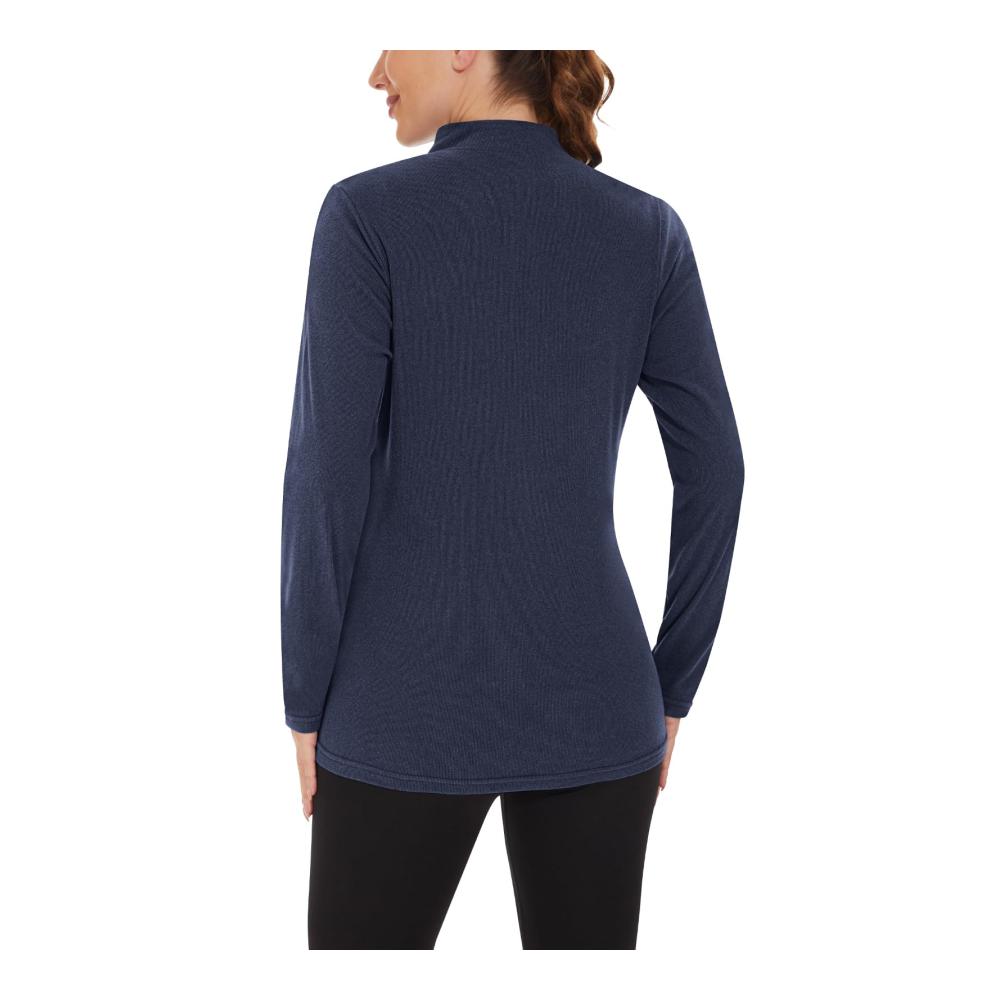 Damen Fleecejacke – Warm Gefüttert Leicht und Antistatisch für Winter Outdoor-Aktivitäten Laufen Wandern und Freizeit - Mit Stehkragen und Full Zip Sweatjacke