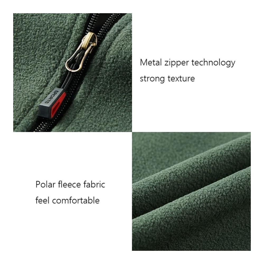 Herrenweste mit Reißverschluss Stilvoll Warm und Winddicht für Freizeitreisen - Multifunktionale Taschen Ärmellose Jacke