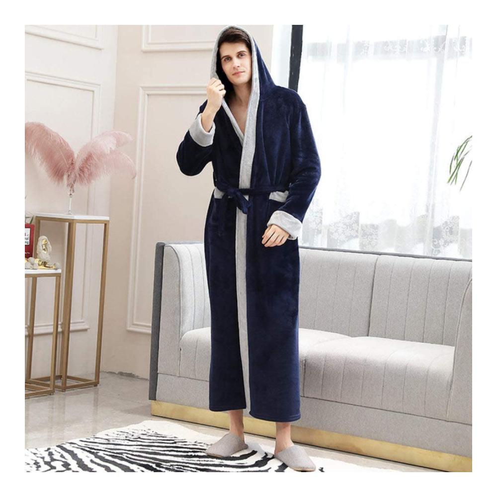 Men Hooded Navy