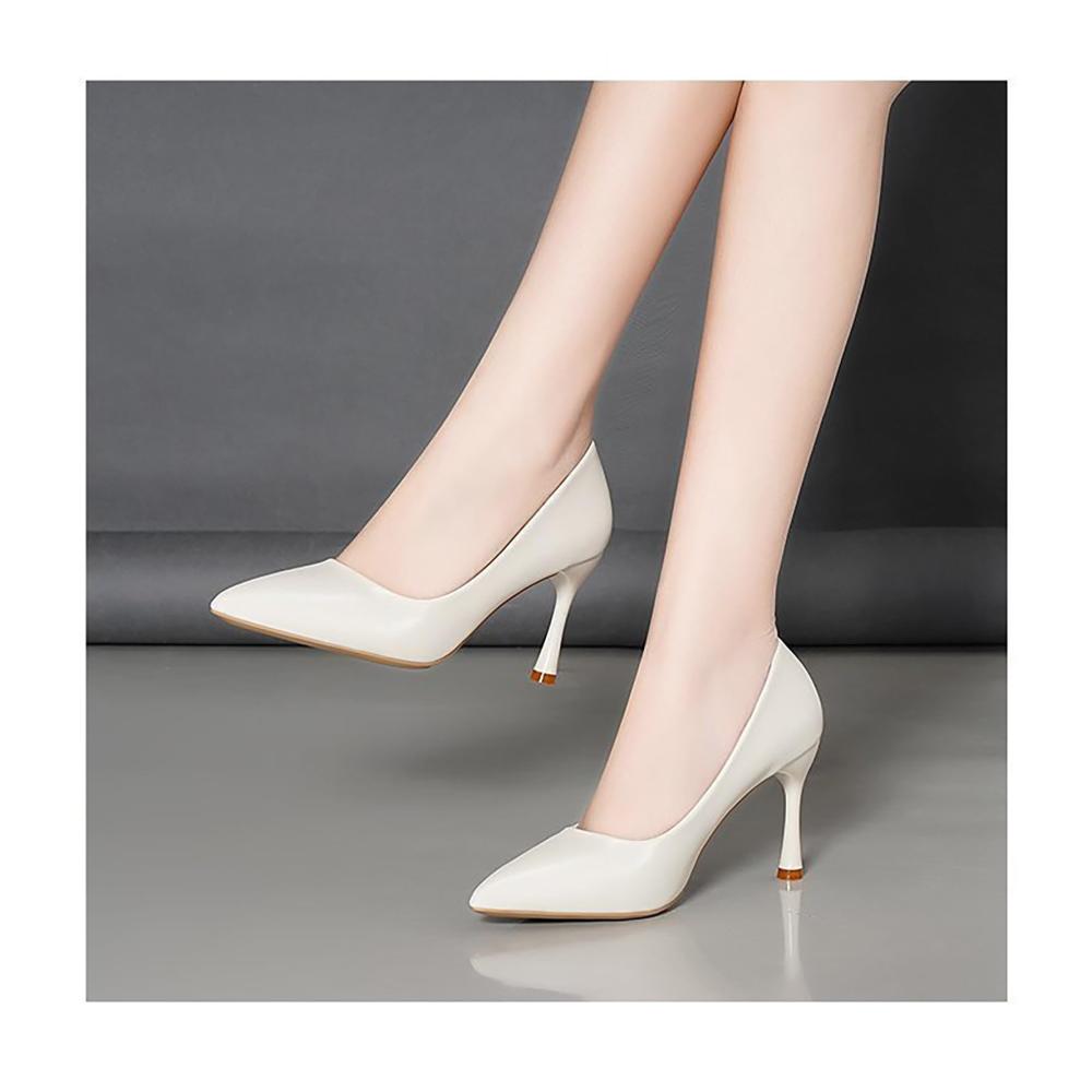 Elegante Damen Pumps mit 8.5 cm Absatz - Sexy Spitze Absatzschuhe für Büro und besondere Anlässe