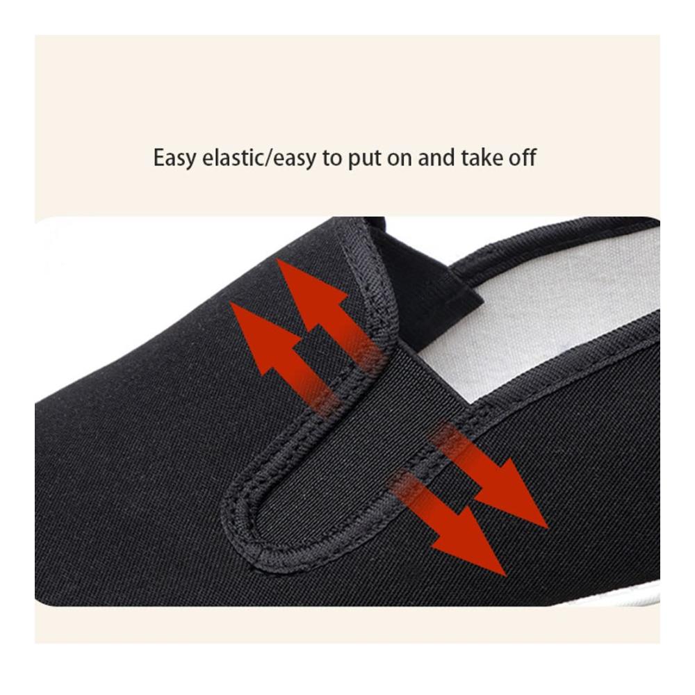 Kampfsportschuhe für Herren Taekwondo Kung Fu Taichi - Peking-Stil Slipper in Schwarz (Größe 44