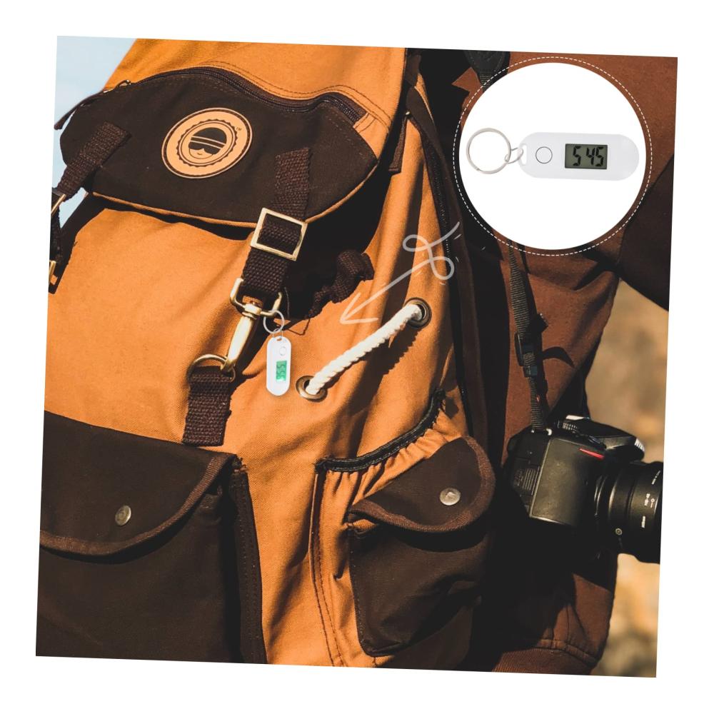 Digitale Schlüsselbunduhr für Studenten - Elektronische Taschenuhr mit Clip und Projektionsfunktion
