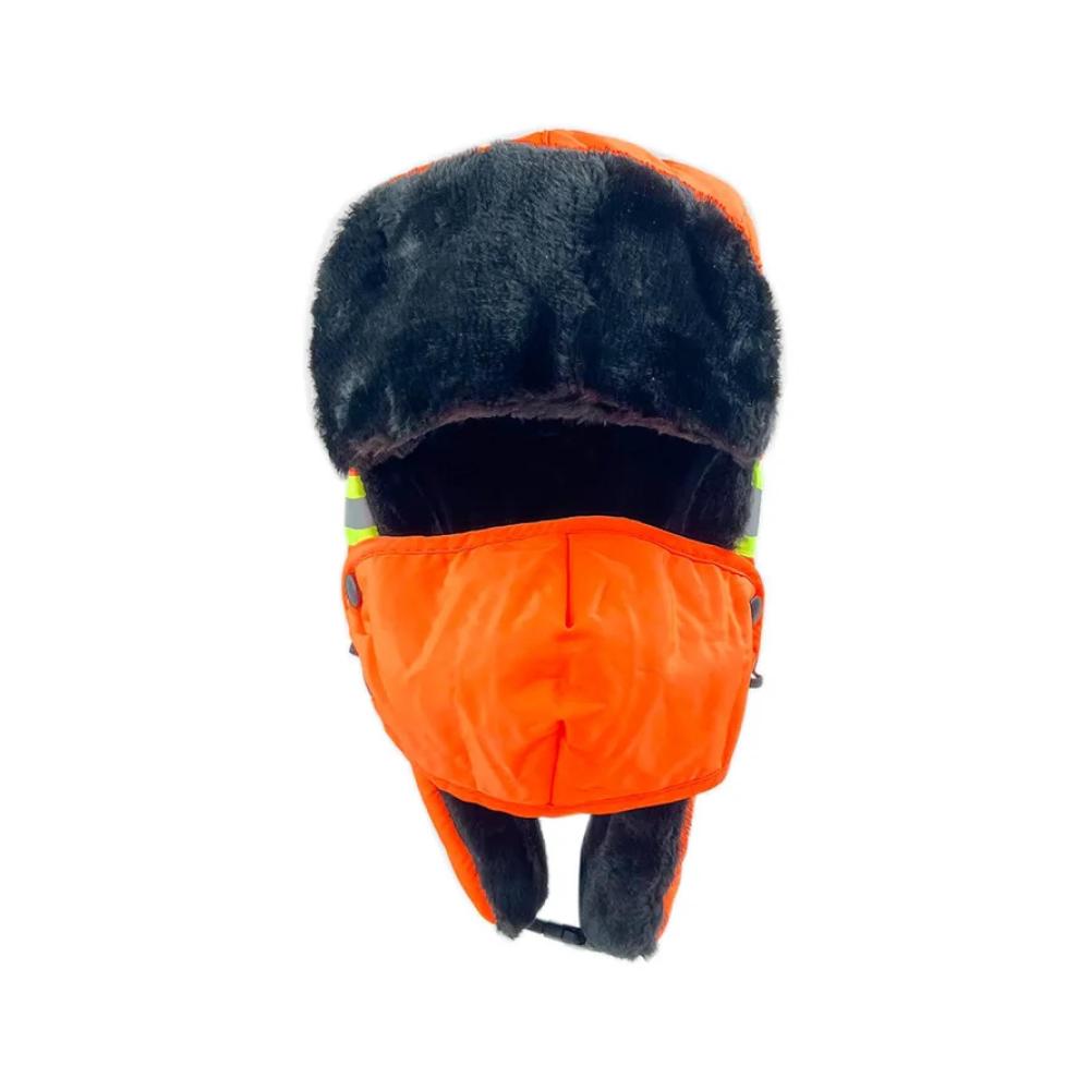 Fliegermütze Herbst Winter | Reflektierend Warm Winddicht | Ski Bomber Hut für Schnee Arbeit Radfahren | Verdickte Kopfbedeckung