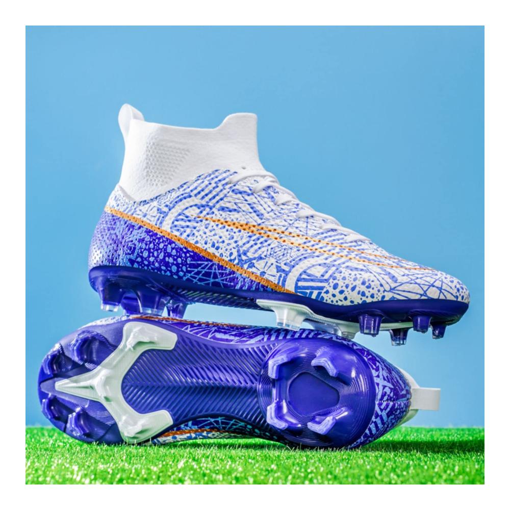 Fußballschuhe Xinghuanhua - Hochwertige Herren High-Top Kicks für Kinder und Jugendliche - Professionelle Sporttrainingsschuhe für Indoor und Outdoor Turf Soccer
