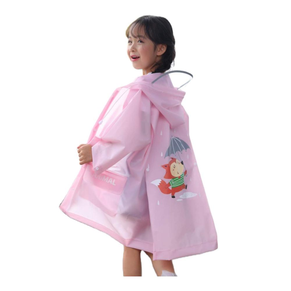 Kinder Regenjacken & -mäntel Wasserdichte 3D Cartoon Regenbekleidung für Jungen und Mädchen – Leichte Wiederverwendbare Ponchos für Kleinkinder