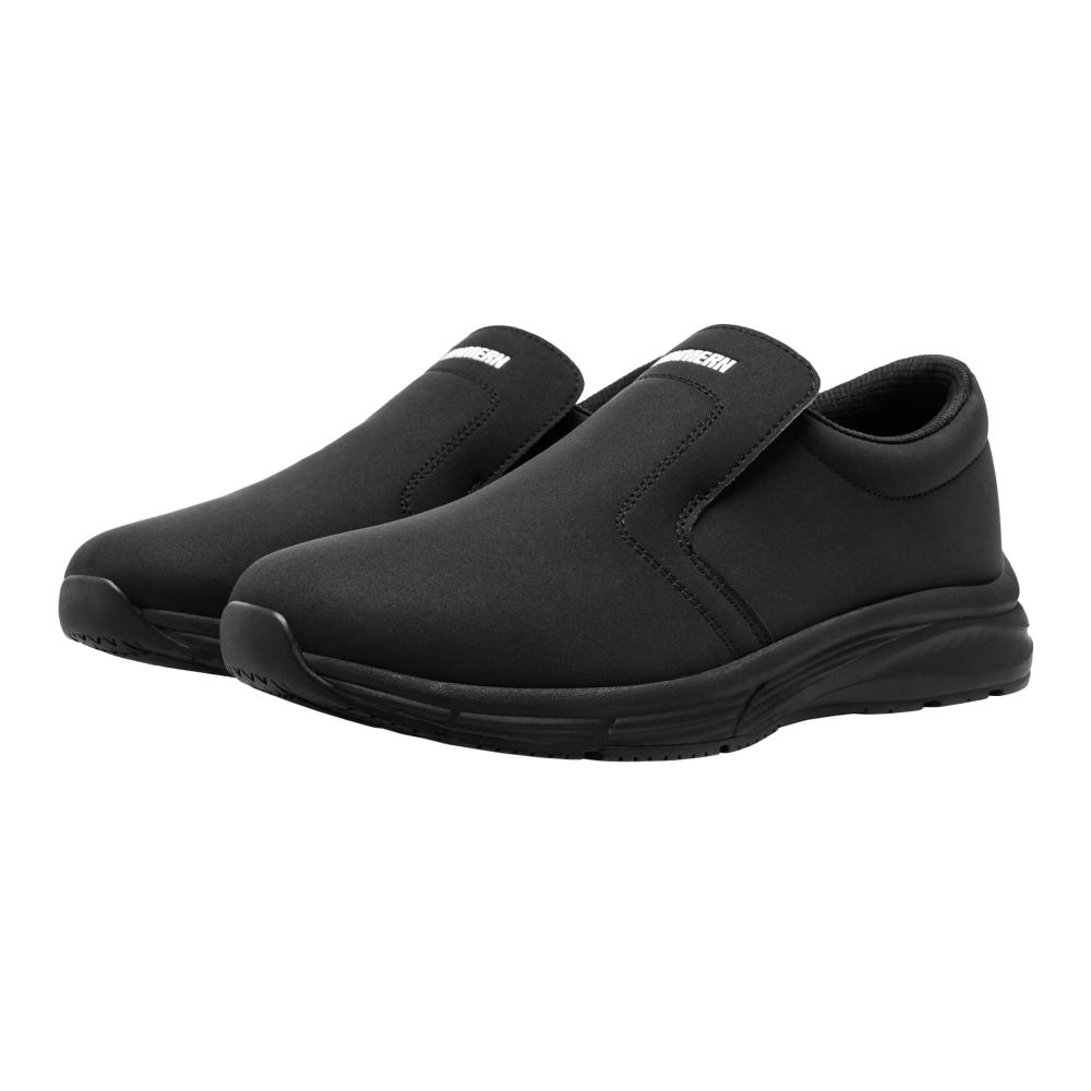 Rutschfeste Herren Kochschuhe Wasserfeste Arbeitsschuhe für Küche Non-Slip Chef Loafers ohne Stahlkappe